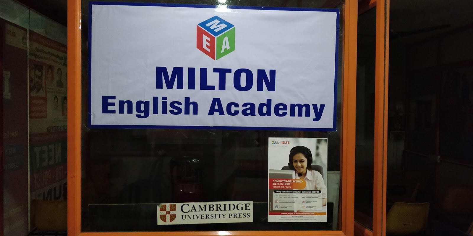 The Milton Academy signboard at the academy